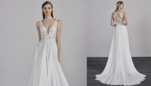 свадебные платья, идеи, коллекция, белое свадебное платье, персиковое свадебное платье, модные свадебные платья